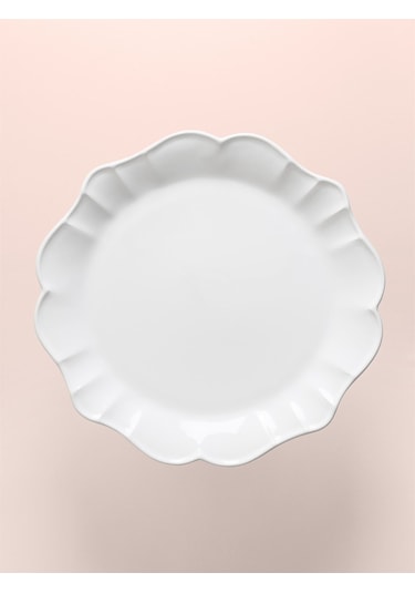 Grande Pasta Kek Standı Beyaz 32x12 Cm Beyaz