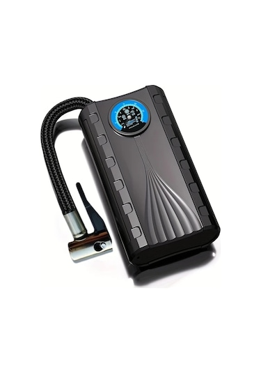 Boatshop1 Kablolu Araba Hava Pompası Taşınabilir Lastik Şişirme 150psı Otomatik Motosiklet Pompası 36v Evrensel Kompresör