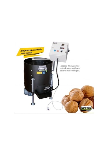 Kadıoğlu Cks90d 180 Litre 100-120kg Devir Ayarlı Ceviz Soyma Makinesi