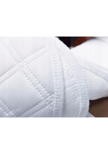 Kapitone Fitted Su Sıvı Geçirmez Yatak Koruyucu Alez 180x200 Beyaz