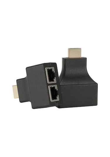 Powermaster Fully Hdmi To Rj45 Cat6 Extender 30Metreto Rj45 Cat6