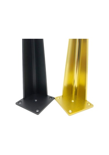 Sones Ayarlanabilir Tüm Alüminyum Mobilya Standı Ayakları, Yükseklik: 30cm Altın