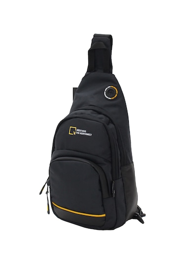 M 1006 Mega Bag Unisex Göğüs Çapraz Çanta, Body Bag Siyah