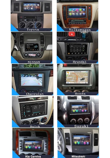 Exvol Android Multimedya +Carplayli Double 7 İnc Ips Ekran+Kamera Youtube