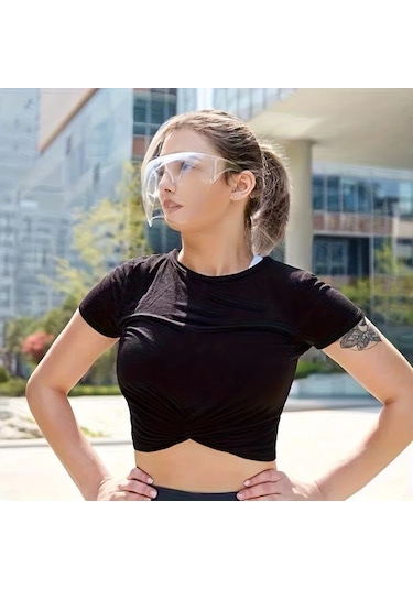 Elmpaly Bisiklet Yüz Maskesi Outdoor Spor Moda Tasarım Çok Renkli Yüz Koruyucu Tam Yüz Baş Bandı Degrade Çay Rengi