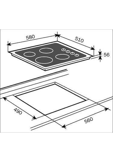 Teka HL LUX 60 4G AI AL CI White Ankastre Kristal Cam Gazlı Ocak 40229452