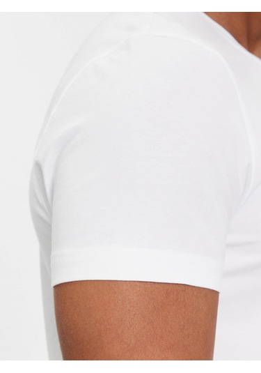 Calvın Kleın Erkek T-shırt K10k112724-yaf K10k112724-yaf Beyaz Beyaz