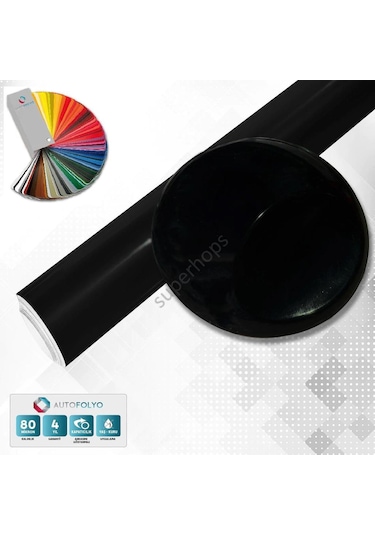 Autofolyo Mat Siyah Folyo