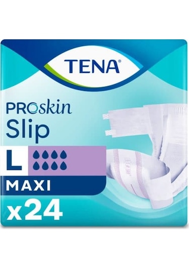Tena Maxi 8 Damla Belbantlı Hasta Bezi Büyük Boy L 24'Lü