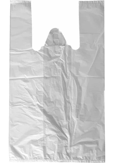 Ordinary Beyaz Market Poşeti Torbası Hışır Atlet Poşet Küçük Boy 1 KG 24 x 40 CM