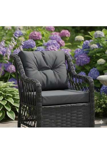 El Örmesi Hakiki Rattan Bahçe Ve Balkon Koltuğu
