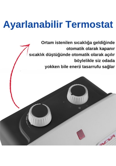 İnova Wind Sıcak - Soğuk Kare Fan