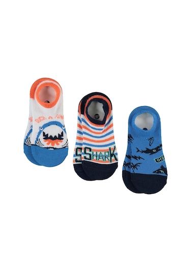 Civil Boys Erkek Çocuk 3'lü Çorap Set 2-12 Yaş Lacivert Lacivert