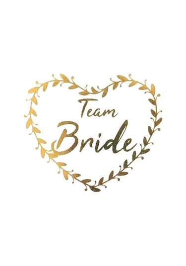 10 Ad Team Bride Geçici Dövme Bekarlığa Veda Bride To Be Dövmesi