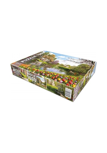 Star Puzzle 1000 Parça Göl Evi Puzzle