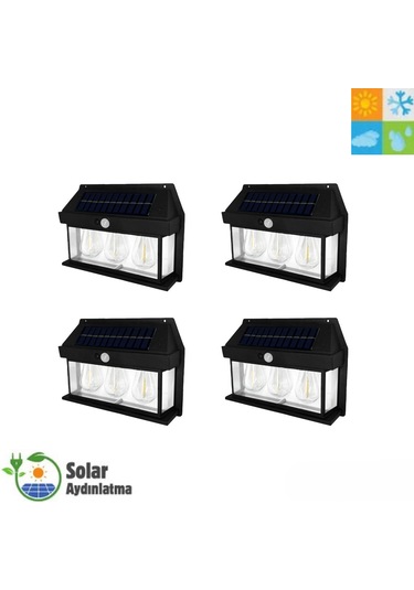 Mrs Solar Hb-500 Model 4'lü Paket Dekoratif Güneş Enerjili Bahçe