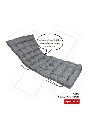 Xpermate Şezlong Minderi Punto 60x180x12 Cm Antrasit