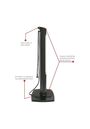 MirKraft Energy 2500 W Infrared Isıtıcı