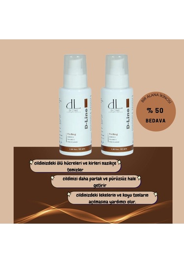 D-Line Laboratories Yenileyici Peeling Jel 2 x 100 ML