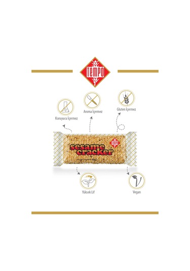 Susam Krokan 40 G X 12 Adet - Sesame Cracker