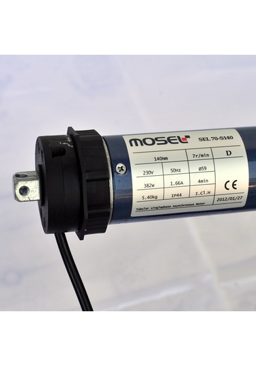 Mosel Sel-70 140 Nm S Kendinden Alıcılı Tüp Motor