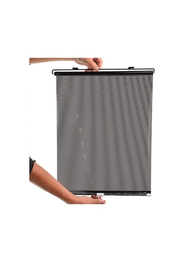 Zhltools Araba Araç Içi Katlanabilir Araç Oto Ön Cam Güneşlik Branda 50x125cm Siyah