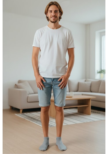 Bravie Bambu Erkek Çorap 786 Gri Gri