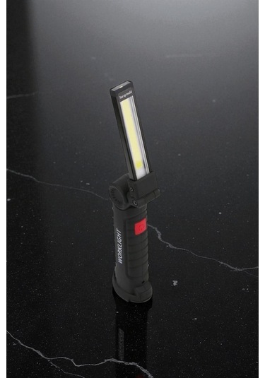 Dimmerli Mıknatıslı Ayarlanabilir Masa Lambası Beyaz