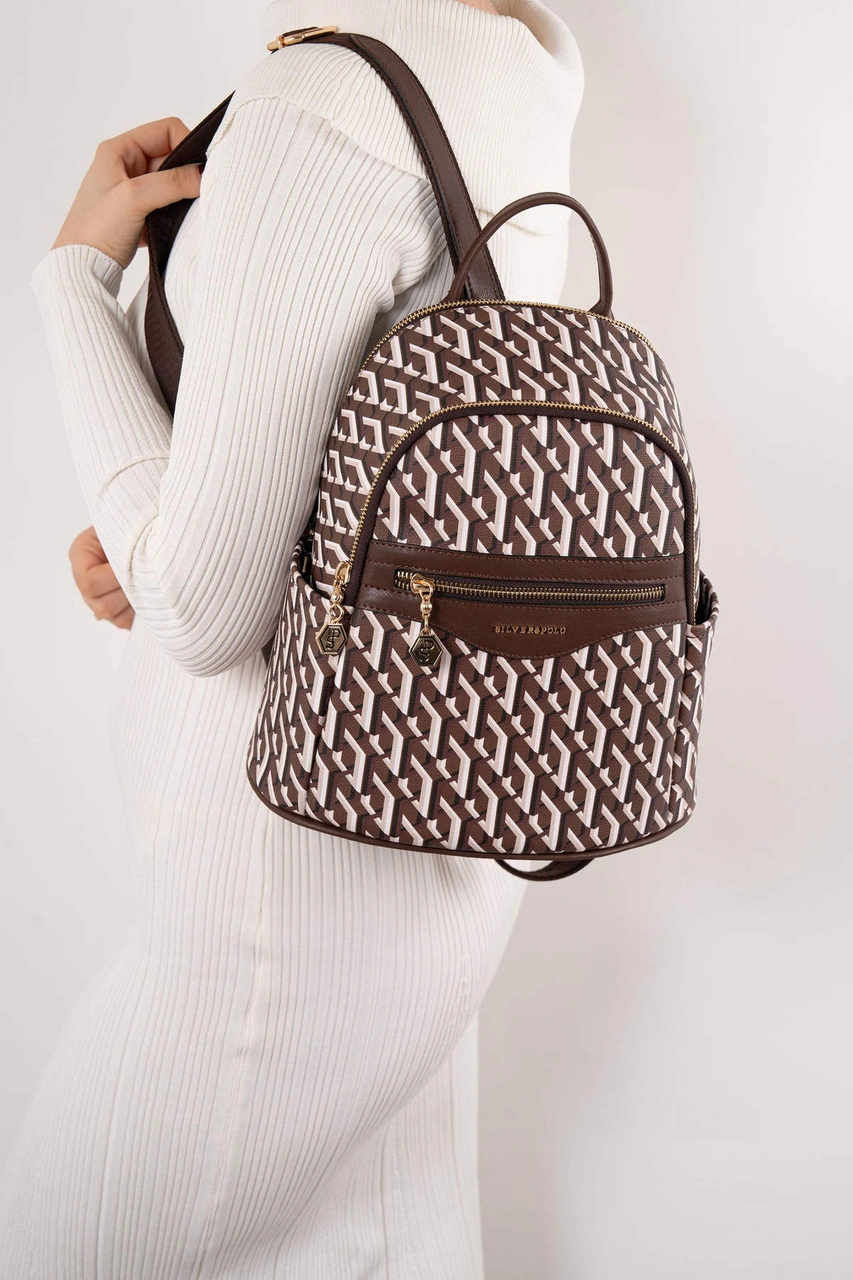 Silver Polo Kadın Sırt Çanta 1161 Kahve