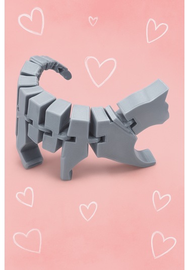 3d Eklemli Kedi