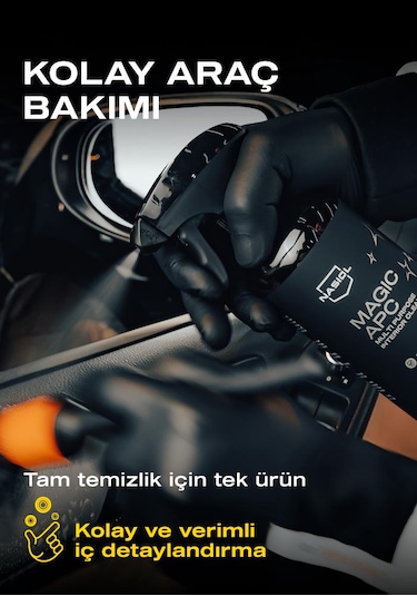Nasiol Magic Apc Araç içi Çok Amaçlı Sprey Temizleyici 500 ML