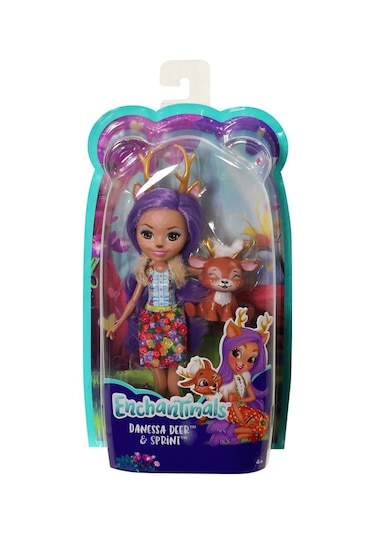 Enchantimals Ana Karekter Bebekler Geyik Danessa Bebek ve Sprint FXM75