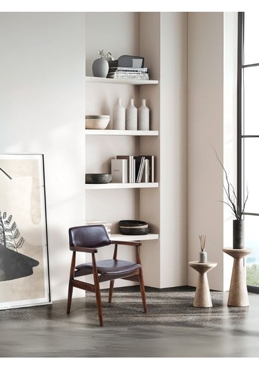 Rio Ceviz Ahşap Sandalye Ceviz - Kahverengi