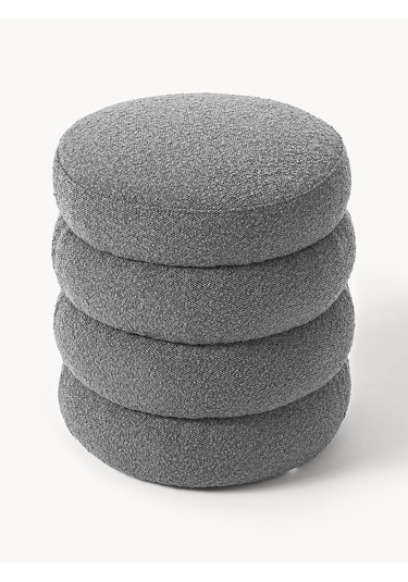 Most Twister Puf 17 Gri Bukle Kumaş Evinize Teslim