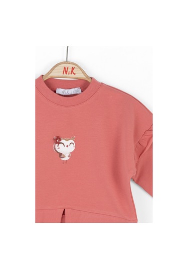 Nk Kids Kız Çocuk Sweatshirt 37622 Mercan
