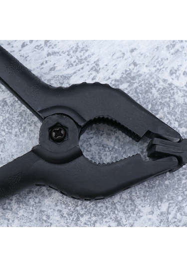 4.5 Inç-11.5 Cm 6 Adet Fon Mandalı -Clamp - Fon Perde Tutucu