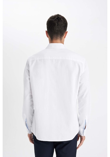 Defacto Regular Fit Oxford Basic Düz Uzun Kollu Beyaz Gömlek B1873AX23AUWT82 Beyaz Defacto Regular Fit Oxford Basic Düz Uzun Kollu Beyaz Gömlek B1873AX23AUWT82 Beyaz