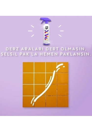 Selsil Pak Mucize Köpük Sprey Yüzey Temizleyici 500 ML
