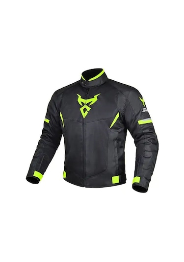 Motocentrıc Tam Korumalı Motosiklet Montu Sarı - Siyah