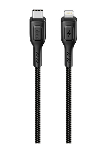 Knit 30W Hızlı Şarj Destekli Type-C To Lightning Şarj Ve Data Aktarım Kablosu 1 Metre Siyah