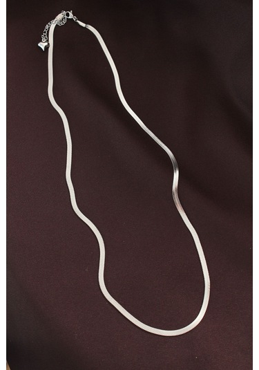 Ezoconcept 316l Çelik Gümüş Renk 60 Cm İtalyan Zincir Kolye Çok Renkli