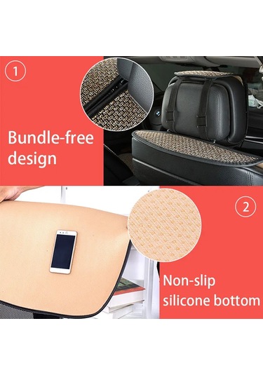 Liangmei Seametal Keten Araba Koltuğu Kapağı Nefes Alabilir