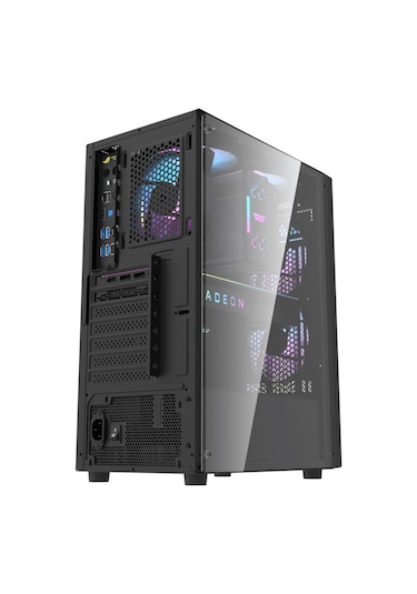 Aıgo A290 Usb3.0 3 12cm Fan Temperli Cam Siyah Atx Kasa Psu Yok