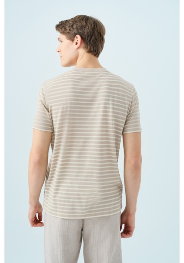 Loft Erkek Tişört Lf2038863 Bej