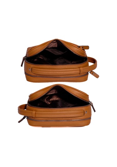 Erkek El Çantası Portföy Taba Hakiki Deri KANGAROO KINGDOM 6466T