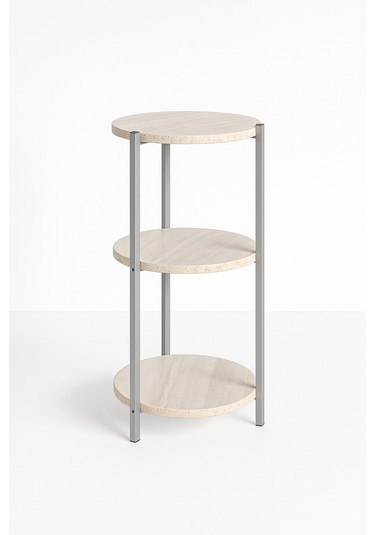 Çok Amaçlı 3 Katlı Raf - Çiçeklik, Organizer, Sehpa Ve Köşe Rafı