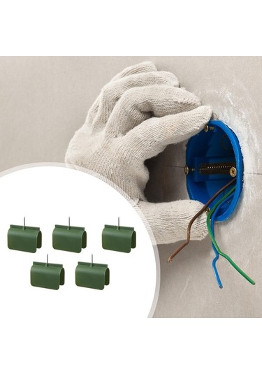 Pazly Yeşil Suntek Priz İşaretleyicileri Elektrik Alçıpan Adet 5 Ow