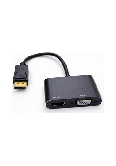 Display To Hdmı+vga Çevirici Dönüştürücü Adaptör