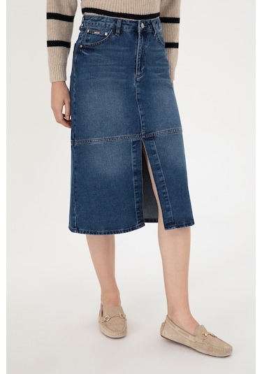 U.s. Polo Assn. Kadın Mavi Etek Jean 50291114-dn0022 Çok Renkli U.s. Polo Assn. Kadın Mavi Etek Jean 50291114-dn0022 Çok Renkli
