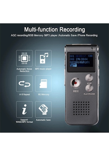 Singree "taşınabilir N28 Dijital Ses Kaydedici - Yüksek Kaliteli Konferans Ve Ders Kaydı, Gürültü Azaltma Özellikli"